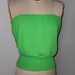 Paris green strapless terrycloth halter 🇺🇸